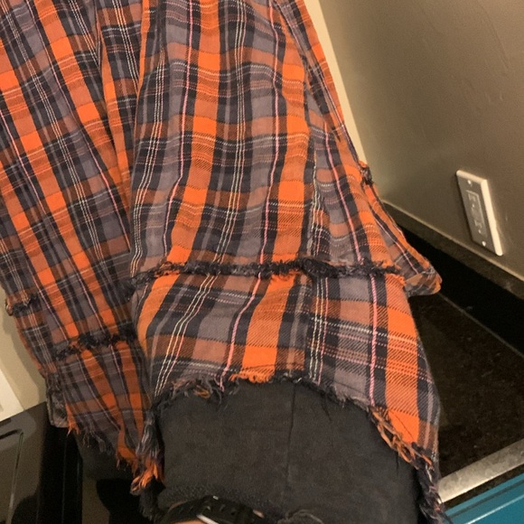 We the Free Women’s Calico Basin Plaid Shirt Jacket. Size Large. - Picture 3 of 6